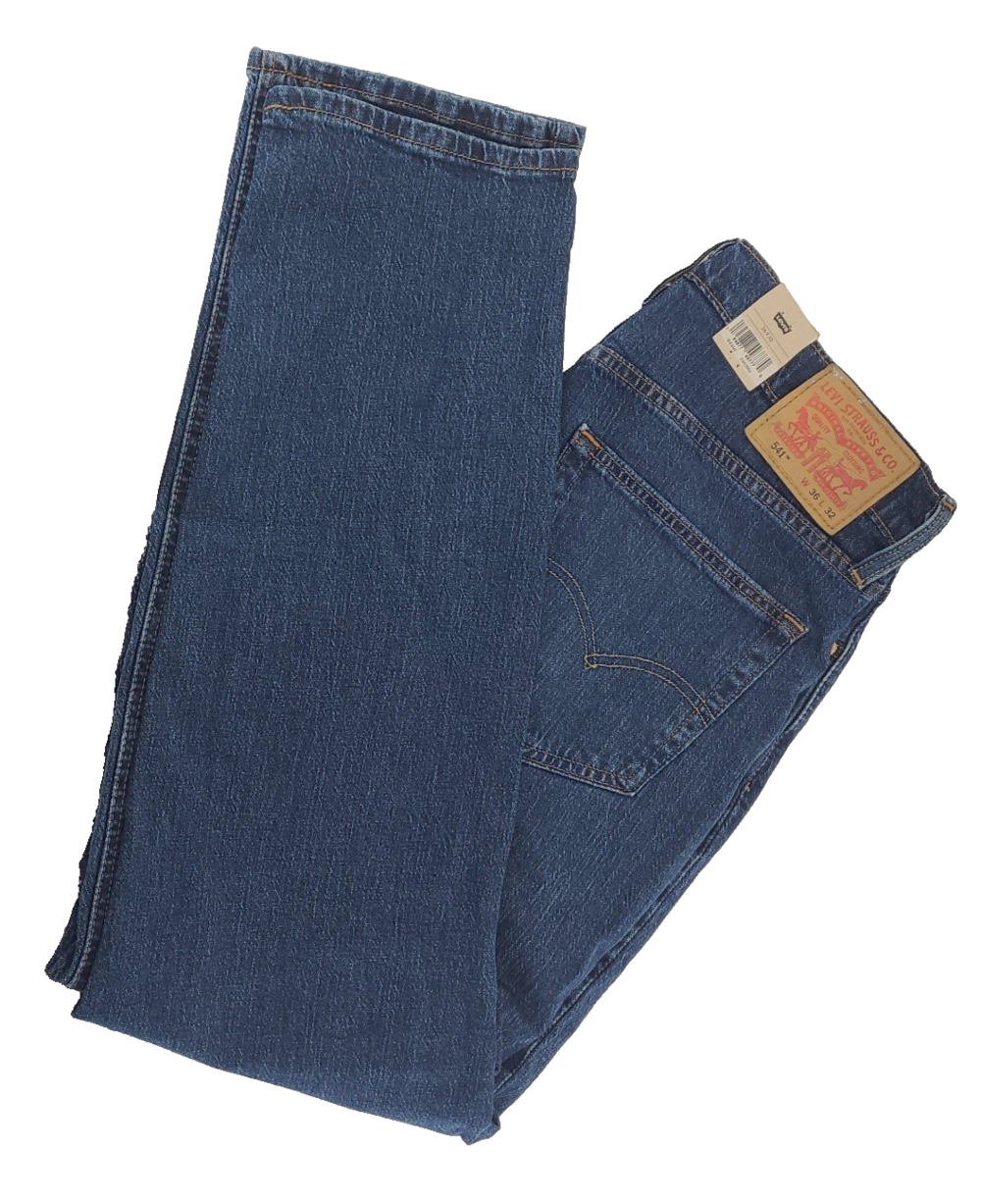 Levi's 541 Athletic Taper Jeans Mens 36x32 Blue Stretch Denim NWT 18181-0642
